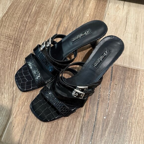 Brighton "Tina" Strappy Leather Heel Sandal - Picture 3 of 5